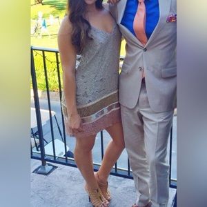 Bebe embellished dress